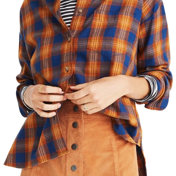 Madewell Tops - Madewell Westward Ardan Plaid Shirt